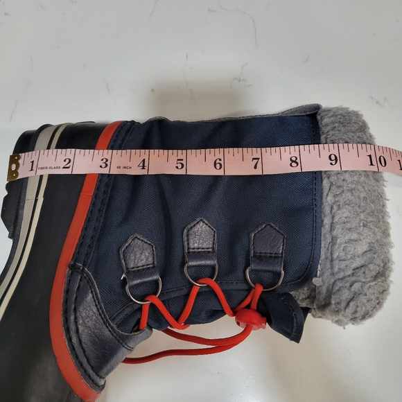 Sorel Yoot Pac Snow Boot Navy and Black With Red Laces Waterproof  Size 5 - Picture 9 of 14